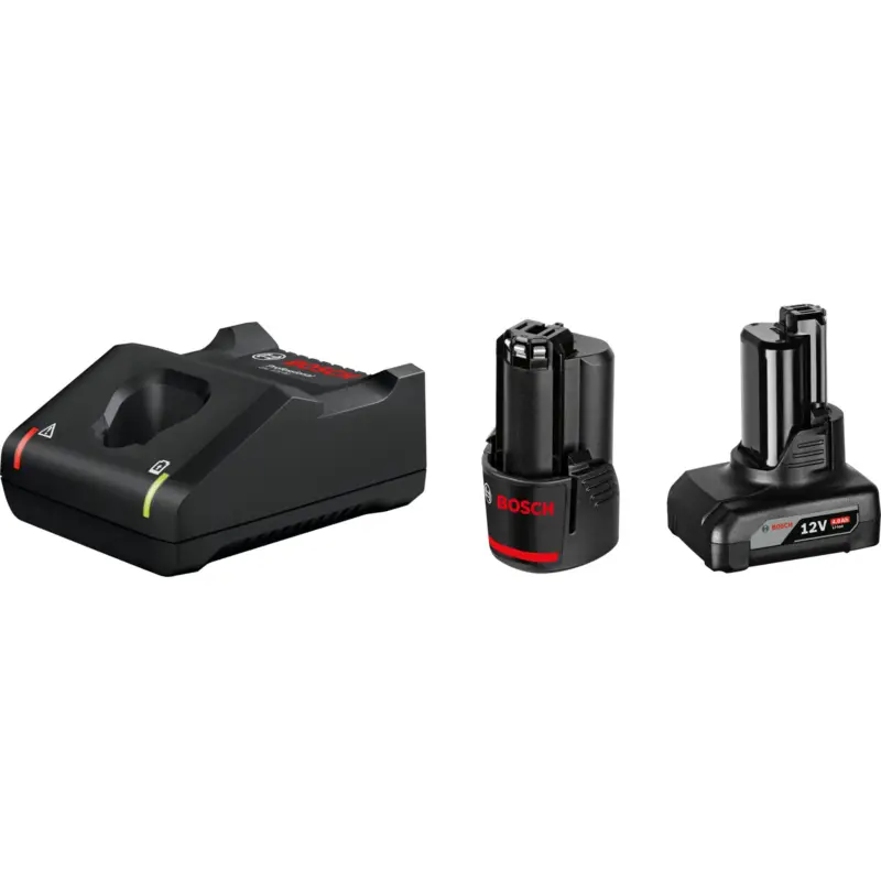 Markenprodukt Bosch Starter-Set GBA 12V 1x 2,0 Ah Akku 1x 4,0 Ah Akku + Ladegerät GAL 12V-40 - 1600A01NC9