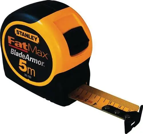 STANLEY Taschenrollbandmaß FatMax L.8m B.32mm mm/cm EG II Ku.Festst.SB - 0-33-728 Schneller Versand