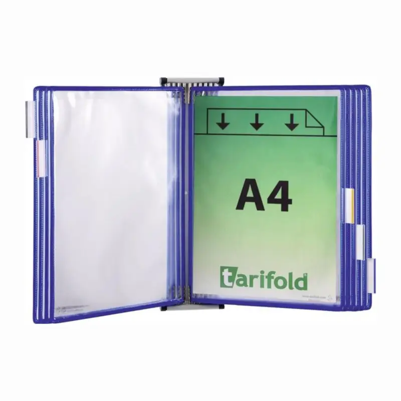 Aktuell tarifold Wandhalter 5 Sichttafeln blau - 416161