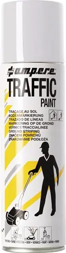 AMPERE Bodenmarkierspray TRAFFIC PAINT 500 ml weiß - 630101001 Preiswert