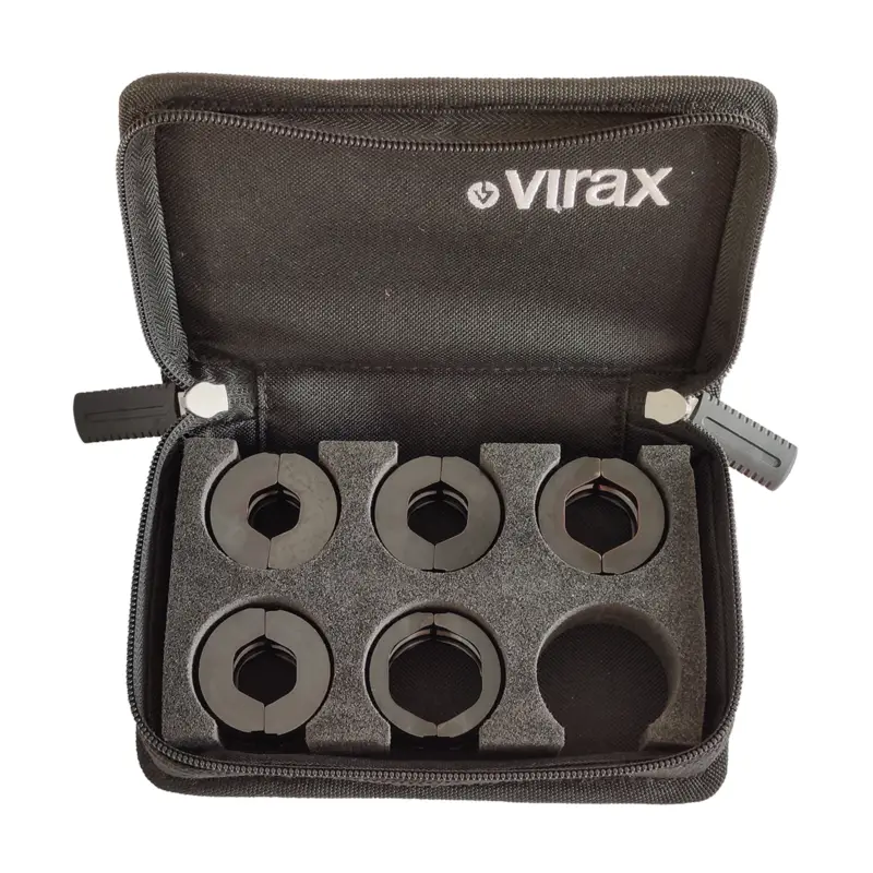VIRAX Set Presszangen Profil V 12-15-18-22-28 für Pressmaschine P25+ - 990055 Super-Preis