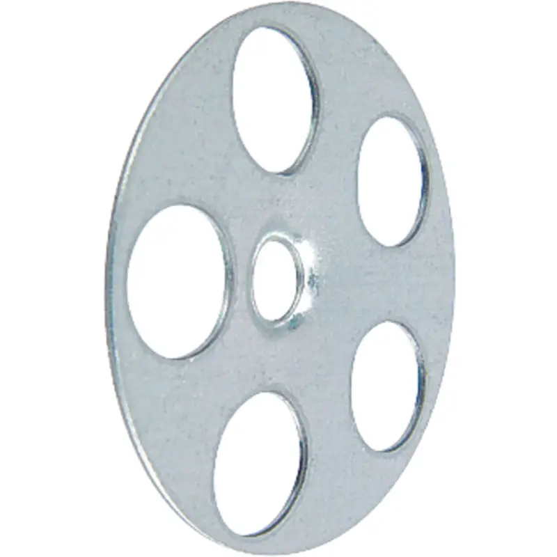 Neu Fischer 100x Dämmstoffteller HA 36 gelocht Edelstahl A4 - 004285