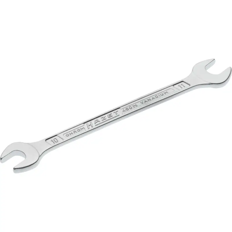 Begrenztes Angebot Hazet Doppelmaulschlüssel 450N 10x11mm L.155,7mm verchr - 450N-10X11