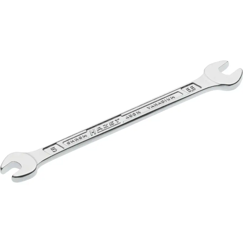 Bestpreis Hazet Doppelmaulschlüssel 450N 5x5,5mm L.99,6mm verchr - 450N-5X5.5