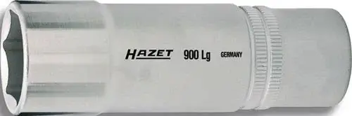 Versand Am Gleichen Tag Hazet Steckschlüsseleinsatz 900LG 1/2" 6-kant SW 16 mm L 85 mm - 900LG-16