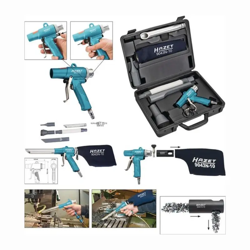 Hazet Druckluftsaug- / blaspistole 9043N-10 Kupplungsstecker - 9043N-10 Echt