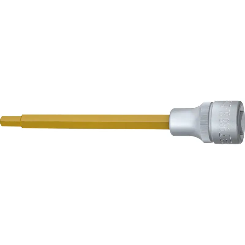 Hazet Steckschlüsseleinsatz 986SL 1/2" Innen-6-kant SW 6 mm L 140 mm - 986SL-6 Solange Der Vorrat Reicht