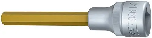 Neue Kollektion Hazet Steckschlüsseleinsatz 986L-8 1/2" Innen-6-kant SW 8 mm L 100 mm - 986L-8