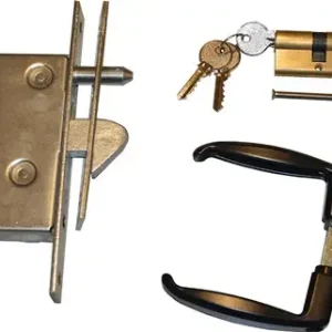 HBS-BETZ Schiebetürschloss-Set PZW PZW 25/60/72/8mm verz.ktg.Stulpl.210mm - 87002 Preiswert