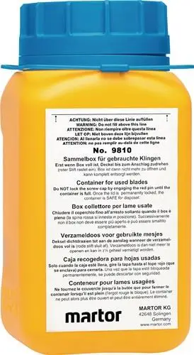 martor Sammelbox passend für gebrauchte Klingen - 981008 Direkt Vom Hersteller