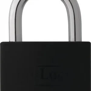 ABUS Zylindervorhangschloss T65AL/40 schwarz gl.Schlosskörper-B.43mm Alu.gl. - 49946 3 Letzte Chance