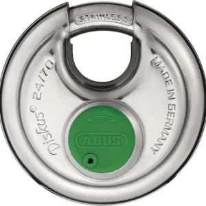 Finale Aktion ABUS Zylindervorhangschloss 24IB/70 Schlosskörper-B.70mm VA versch.-schl. - 81694