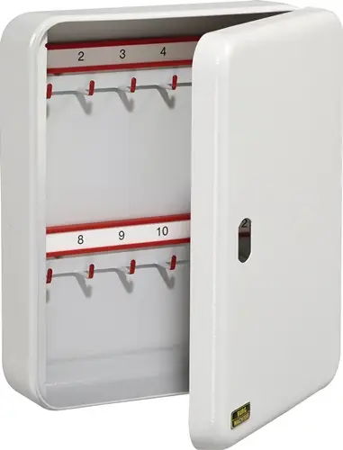 Heißes Angebot BURG-WÄCHTER Schlüsselbox CS 42 V-PZ H310xB235xT75mm grau Stahlbl.Anz.Hak.42 - CS 42 V-PZ