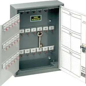 Sonderangebot BURG-WÄCHTER Schlüsselschrank 6700 H380xB285xT105mm 2-türig vorg.f.HZ Anz.Hak.108 - 6700/ 108 VPZ