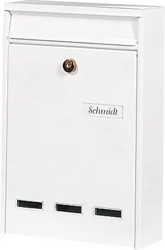 Beliebt BURG-WÄCHTER Briefkasten Köln 872 W H.340mm B.255mm T.85mm weiß STA DIN C4 - 872W