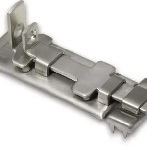 Angebot BURG-WÄCHTER Panzer-Riegel L.100 mm B.39 mm VA Ösen-Ø 10 mm - R 100 NI SB
