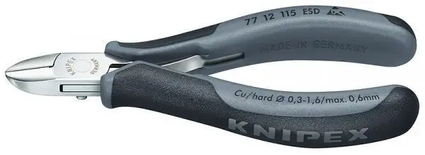 Nur Heute Knipex Elektronik-Seitenschneider - 7712115ESD