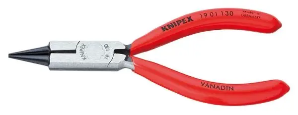 Markenprodukt Knipex Rundzange mit Schneide (Schmuckbiegezange) - 1901130
