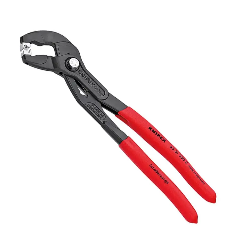 Neu Knipex Schlauchschellenzange für Click-Schellen - 8551250C