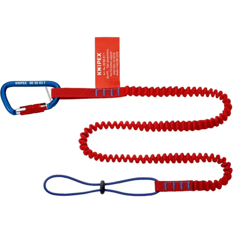 Knipex TT Fangleine mit Materialkarabiner - 005005TBK Preisreduziert