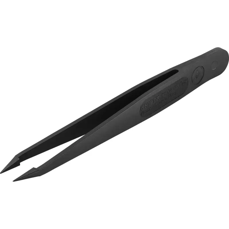 Top-Angebot Knipex Kunststoffpinzette ESD, schwarz - 920902ESD