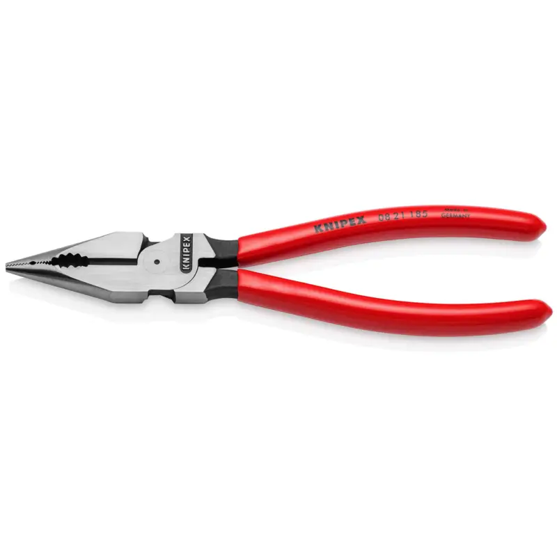 Knallerangebot Knipex Spitz-Kombizange mit Kunststoff überzogen schwarz atramentiert 185 mm - 0821185