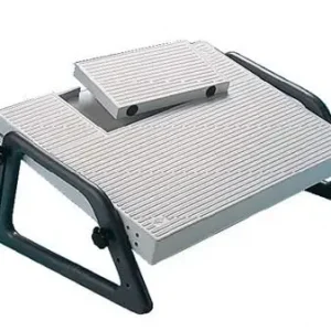 Abverkauf WEDO Fußstütze lichtgrau, RAL 7035 B490xT350xH210 mm - 275.1