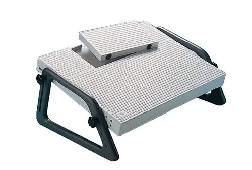 Abverkauf WEDO Fußstütze lichtgrau, RAL 7035 B490xT350xH210 mm - 275.1