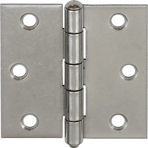 VORMANN Scharnier B.75 mm S.1,75 mm VA V2A ktg - 10614075 Neu