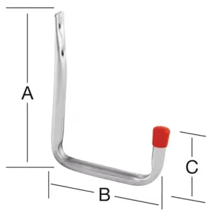 Echt VORMANN Wandhaken U-Form ohne Gummierung 114 mm STA verz - 001450004Z