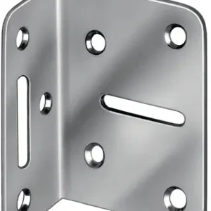 VORMANN Verstellwinkel L.50x35 mm B.70 mm S.2 mm Stahl roh blau verzinkt - 000175070Z Markenware