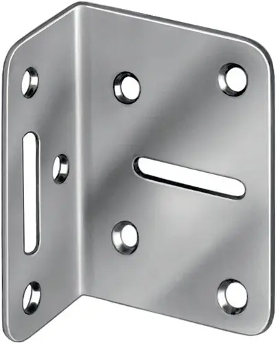 VORMANN Verstellwinkel L.50x35 mm B.70 mm S.2 mm Stahl roh blau verzinkt - 000175070Z Markenware