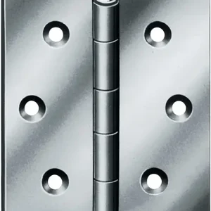 Markenprodukt VORMANN Scharnier 10503 H.80 mm B.80 mm S.1,5 mm VA gerollt ktg - 10503080