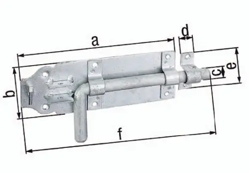 Nur Heute GAH Alberts Bolzenr. L.160mm B.70mm STA TZN Ausschub 49mm - 124359