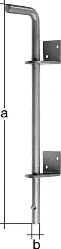 Bestpreis GAH Alberts Bodenschieber L400xS16mm STA verz.verzinkt A Bolz.-Tor 40mm - 211028