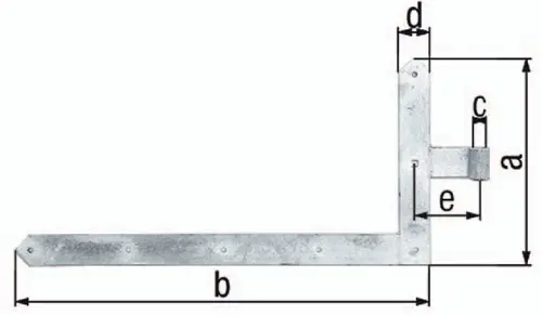 Saisonangebot GAH Alberts Torwinkelband 600x1.000x60x120mm STA TZN li.ob 8mm - 312947