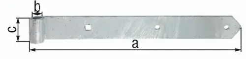 Zertifiziert GAH Alberts Ladenband B.45mm L.600x45mm S.5mm D.16mm STA TZN rd - 314194
