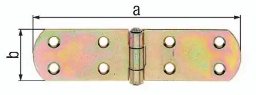 Sonderangebot GAH Alberts Kistenband H 400 mm B offen 40 mm S 3 mm Stahl galvanisiert gelb verzinkt - 315788