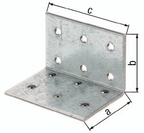 GAH Alberts Lochplattenwinkel ETA-8/165 80 x 80 mm Anz.Löcher 28 S.2,5 mm ETA-8/165 - 330859 Heißes Angebot