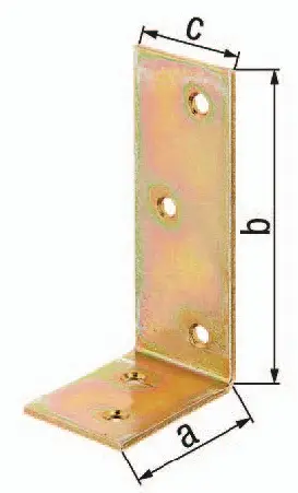GAH Alberts Balkenwinkel L200 x 100 mm B.40 mm ungleichschenklig Stahl roh - 333409 Preisknaller