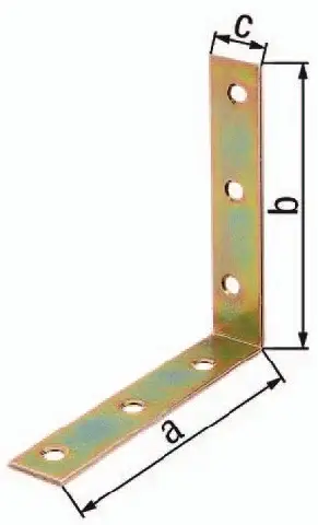 GAH Alberts Stuhlwinkel L.90 x 90 mm B.19 mm S.2 mm STA galv.gelb verz.Loch-D.5,3mm - 339234 Online Kaufen