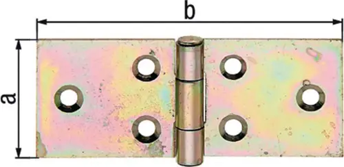 GAH Alberts Tischband H.141 mm B.offen 32 mm S.1,5 mm STA galv.gelb verz - 346904 Zertifiziert