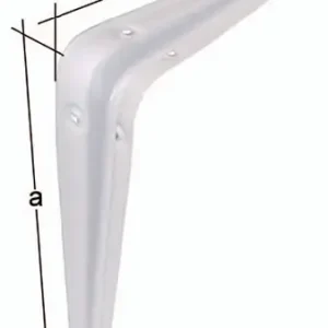 GAH Alberts Konsole L.250 mm H.300 mm Stahl weiß lackiert Tragfähigkeit 166 kg - 348694 Nur Für Kurze Zeit
