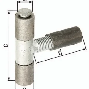 GAH Alberts Anschweißband 22x12x87x90mm STA roh - 411558 Sale