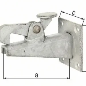 GAH Alberts Torfeststeller 100x65x50mm STA roh TZN z. Anschr. - 411756 Preisreduziert