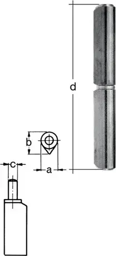 Begrenztes Angebot GAH Alberts Profilrolle Band-L.160mm STA blk Stift-Ø 12mm - 414900