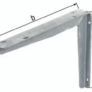 GAH Alberts Konsole L.400mm H.300mm STA roh TZN Trgf.145kg - 800802 Wochenendangebot