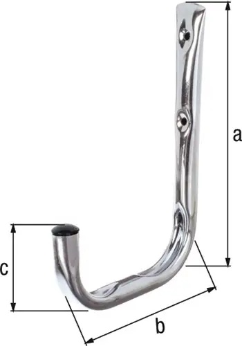 Angebot GAH Alberts Wandhaken einfach 250 mm Stahl verzinkt 300 mm 18 mm - 802059