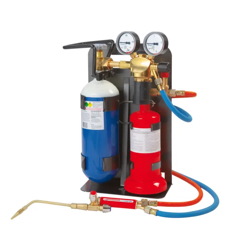 ROTHENBERGER ALLGAS 2000 PS 0,5/2 Basic Set Autogen-Lötgerät, 18-teilig - 35651 Finale Aktion