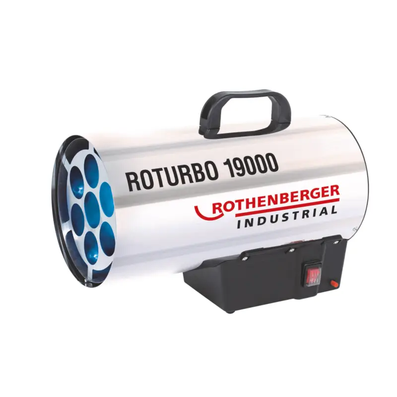 ROTHENBERGER Industrial Heizkanone ROTURBO 19000 mit Piezo inkl. Schlauch & Regler - 1500000051 Ausverkauf